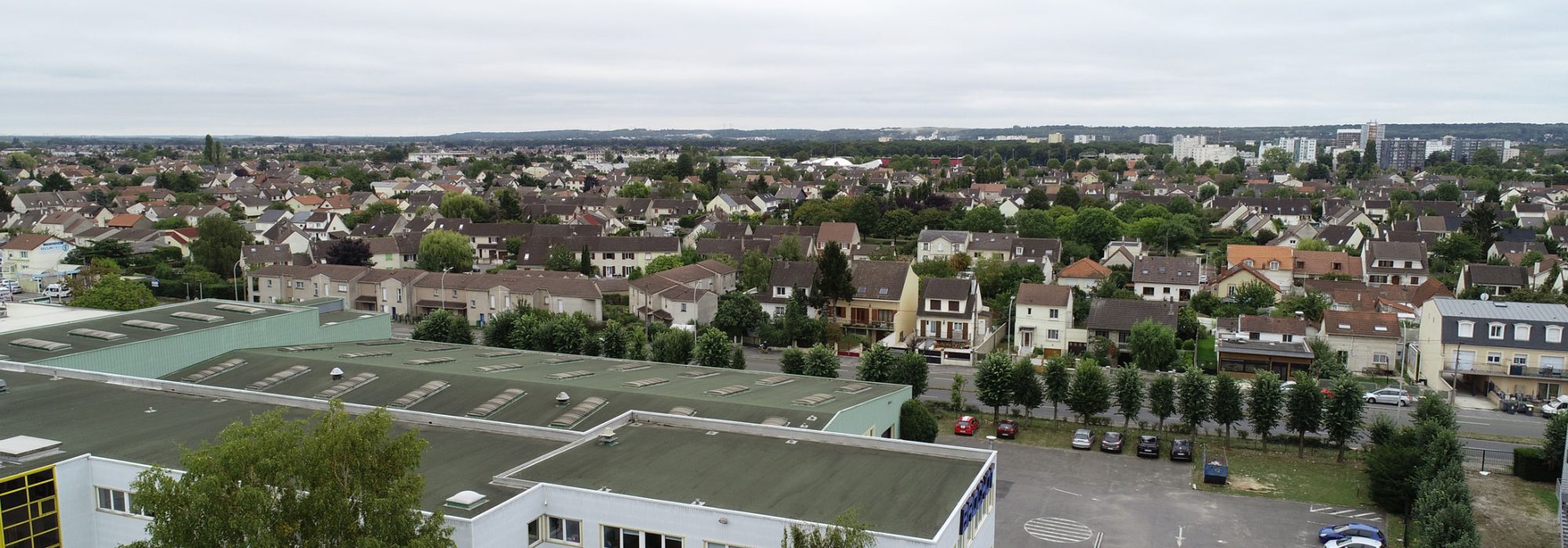 Tremblay en France SARL - Centre D'affaires vu du ciel