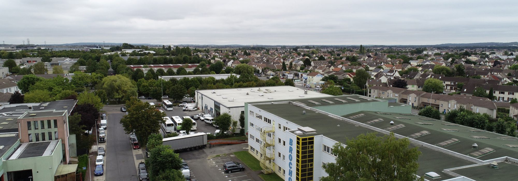 Tremblay en France SARL - Centre D'affaires vu du ciel